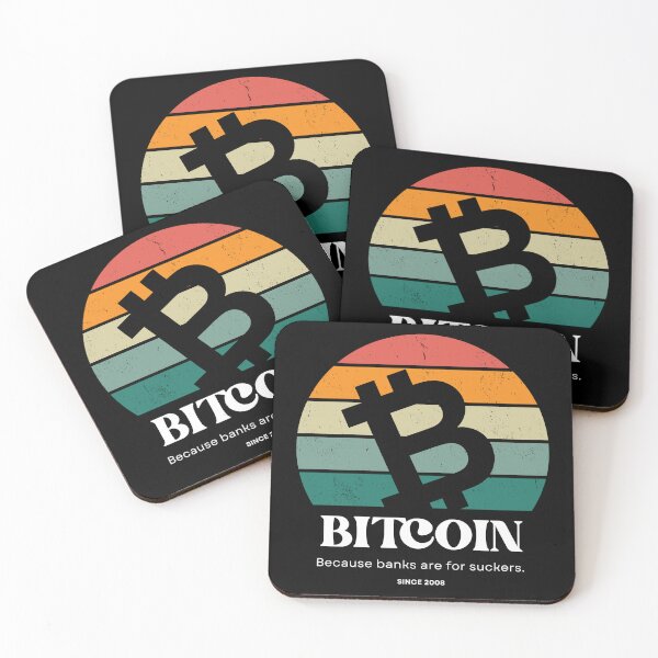 Item preview, Vintage - Because banks are for suckers - Bitcoin Logo designed and sold by GetCryptoSwag.