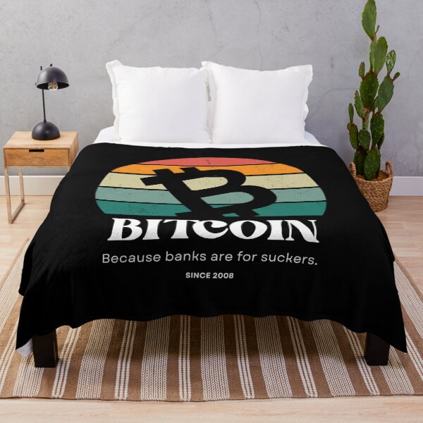 Item preview, Vintage - Because banks are for suckers - Bitcoin Logo designed and sold by GetCryptoSwag.