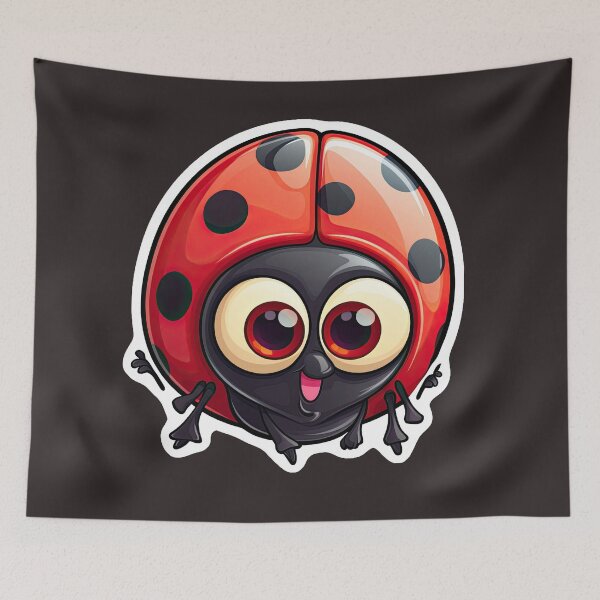 Item preview, Red black insect designed and sold by abmkf.