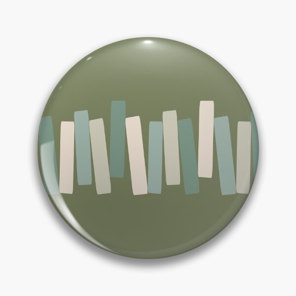 Item preview, Atomic Age Mid Century Modern Funky Rectangles Olive Green designed and sold by trdstudio.