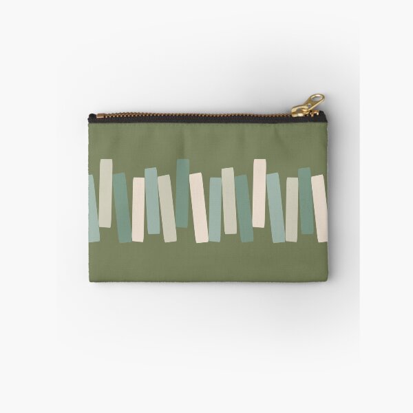Item preview, Atomic Age Mid Century Modern Funky Rectangles Olive Green designed and sold by trdstudio.