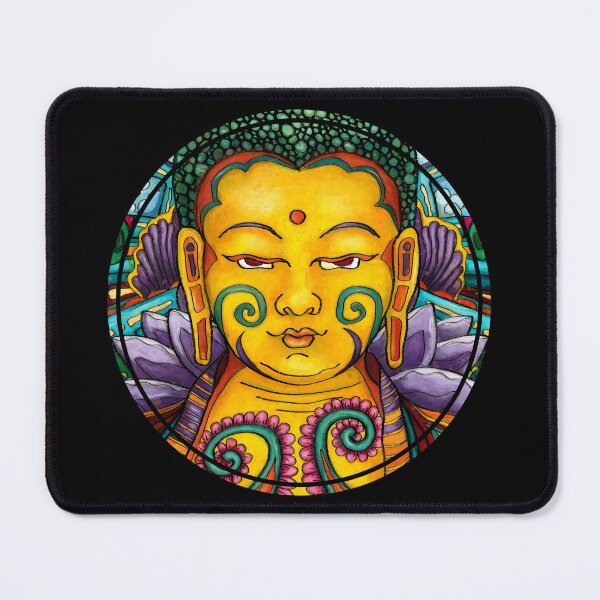 Item preview, Pop art Buddha graphic design, modern spirituality designed and sold by NadiaChevrel.