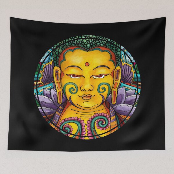 Item preview, Pop art Buddha graphic design, modern spirituality designed and sold by NadiaChevrel.