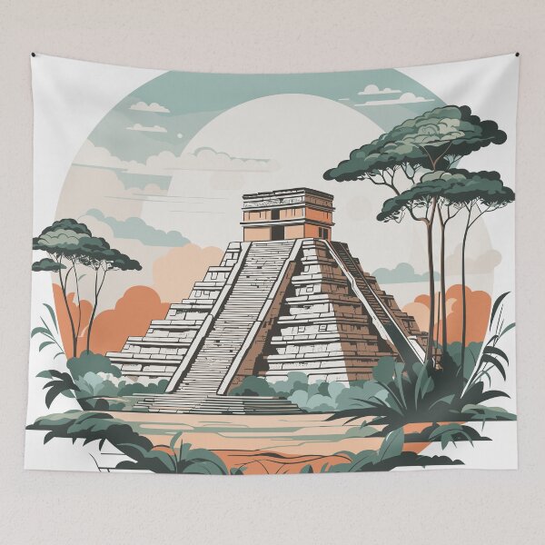 Item preview, Chichen Itza Pyramid 5 designed and sold by LaloParker.