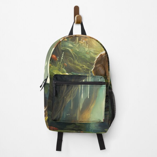 Item preview, Forest Wanderer: Brown Bunny Exploring Nature's Sanctuary designed and sold by Christian Weiss.