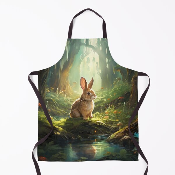 Item preview, Forest Wanderer: Brown Bunny Exploring Nature's Sanctuary designed and sold by Christian Weiss.