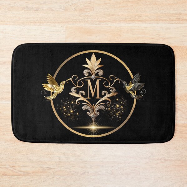Item preview, Golden Monogram Letter M designed and sold by Monica-Designs.