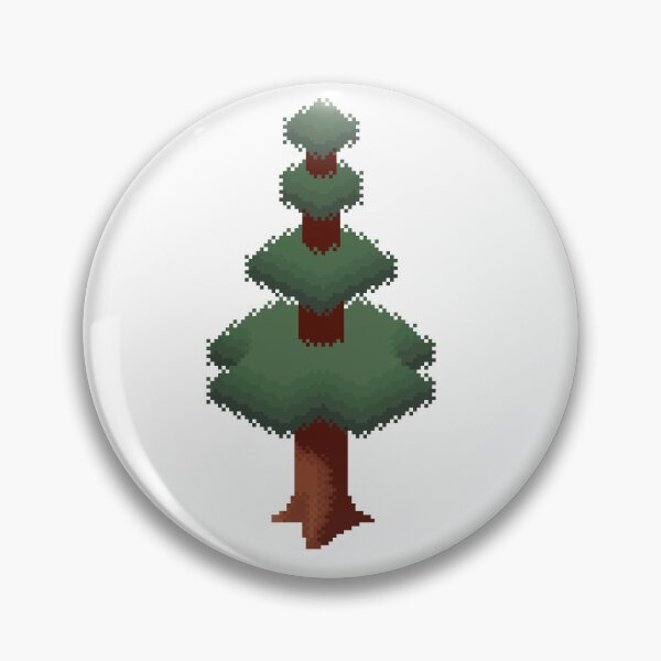 Item preview, Pixel Art Pine Tree designed and sold by itsturtlestime.