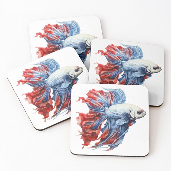 Item preview, Betta Splendens Watercolor Fish designed and sold by SchorlCraft.
