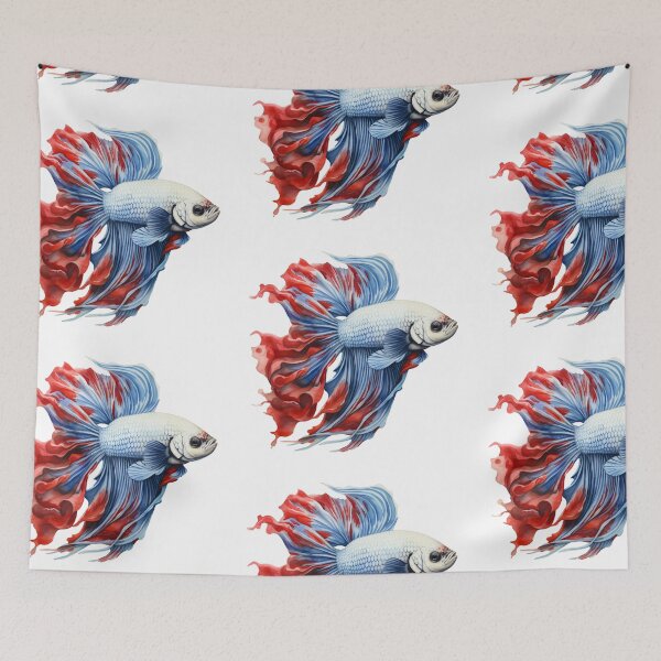 Item preview, Betta Splendens Watercolor Fish designed and sold by SchorlCraft.
