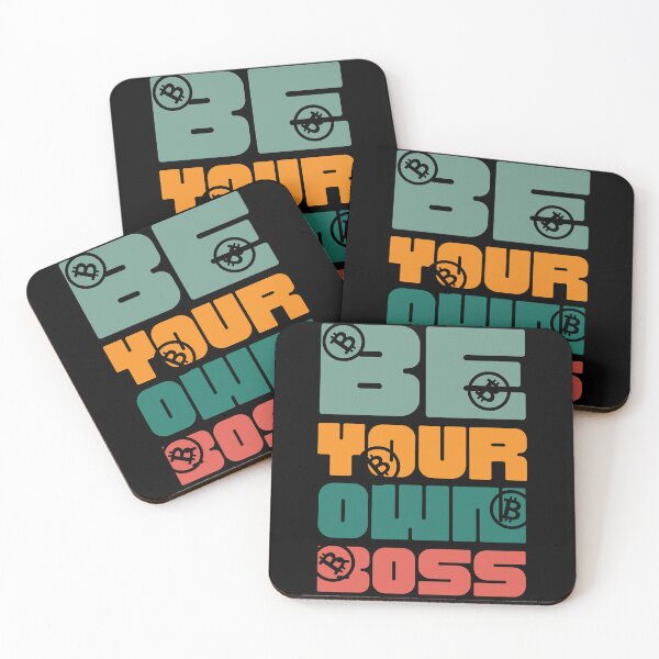 Item preview, Vintage - Be your own boss - Bitcoin Logo designed and sold by GetCryptoSwag.