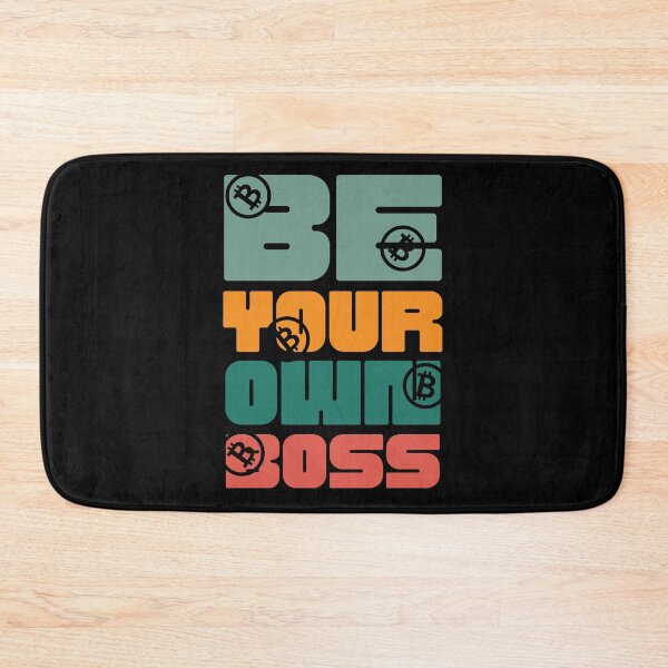 Item preview, Vintage - Be your own boss - Bitcoin Logo designed and sold by GetCryptoSwag.