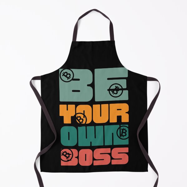 Item preview, Vintage - Be your own boss - Bitcoin Logo designed and sold by GetCryptoSwag.