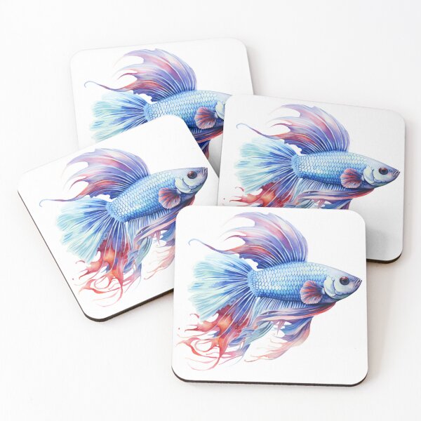 Item preview, Betta Splendens Watercolor Fish designed and sold by SchorlCraft.