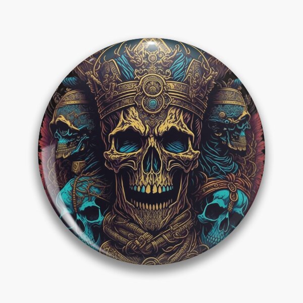 Item preview, Regal Monarch of Mortality: The Heraldry Royal Skull designed and sold by JakesRWild.