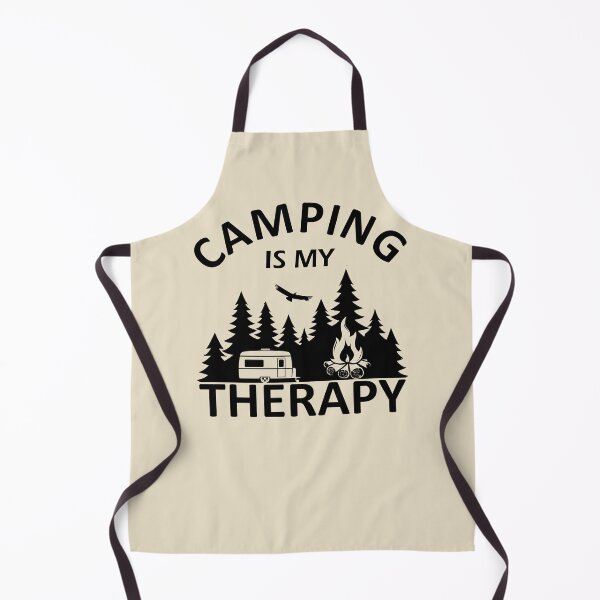Item preview, Funny sayings and quotes camping is my therapy designed and sold by Alexaltay.