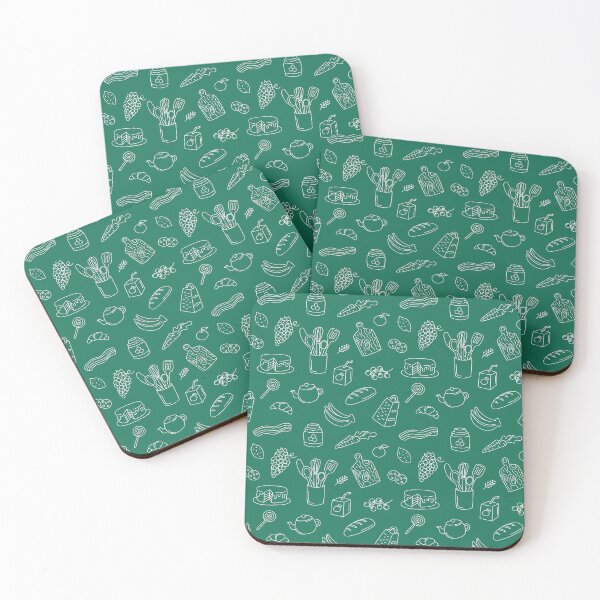 Item preview, Food and Kitchen Utensils Doodles designed and sold by AnnaVioletStore.