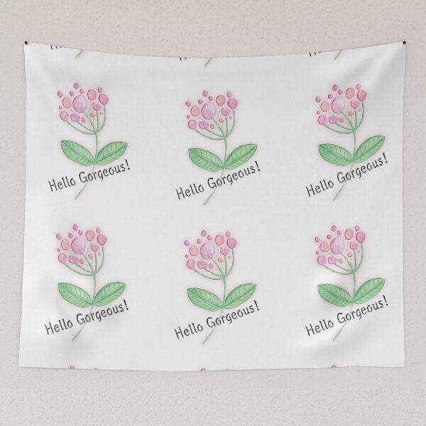 Item preview, Hello Gorgeous Flowers designed and sold by Theresa Welham.