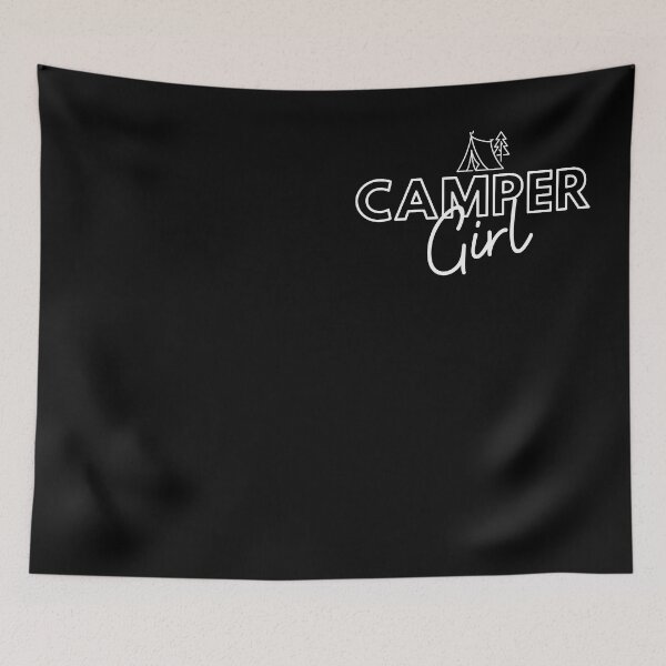 Item preview, Camper Girl - campers art designed and sold by NatureArtDecor.