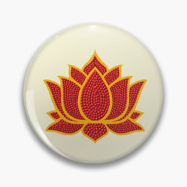 Item preview,  Red Lotus/muggu/ kolam/Lotus Flower - Red Beads designed and sold by ShreecreatE.