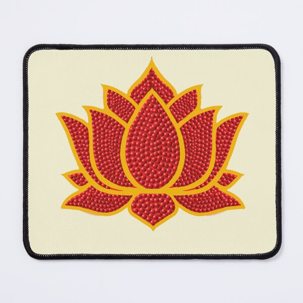 Item preview,  Red Lotus/muggu/ kolam/Lotus Flower - Red Beads designed and sold by ShreecreatE.