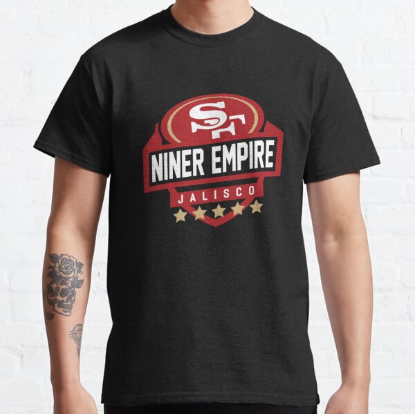 49ers Niner Empire Long Sleeve T-Shirt Red & Black (New) San Francisco  Edition