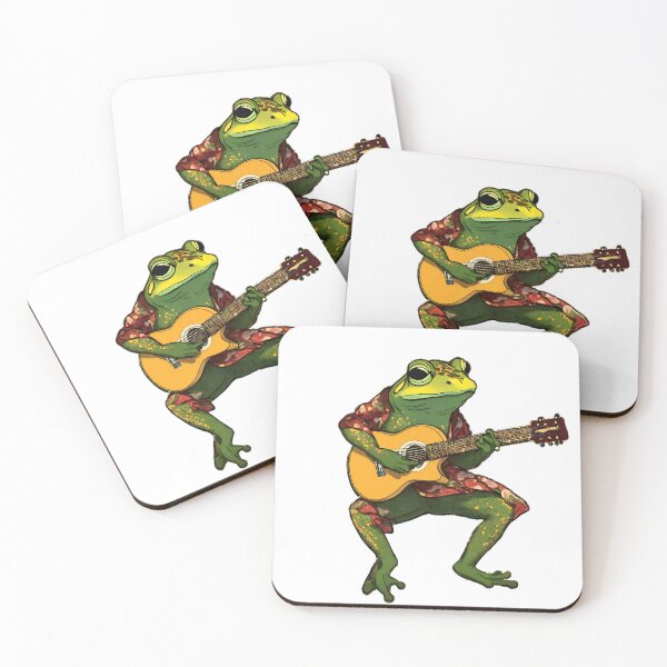 Item preview, Frog playing guitar  designed and sold by Coollzone.