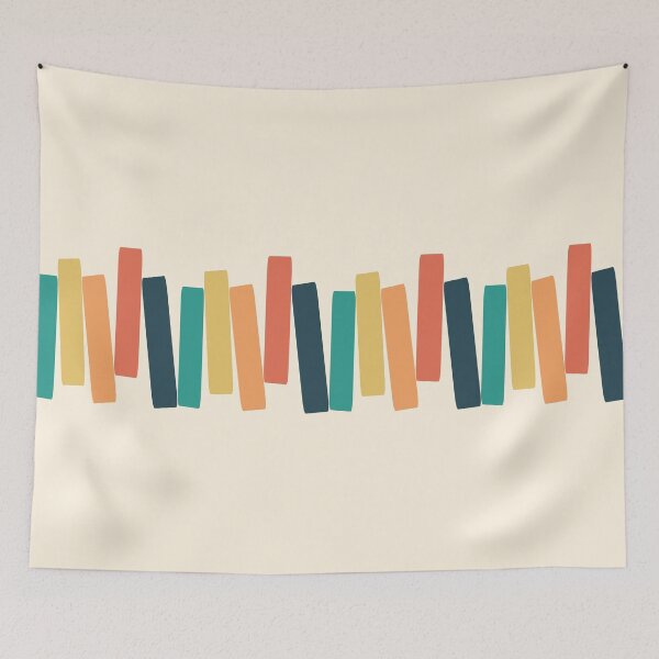 Item preview, Atomic Age Mid Century Funky Rectángulos Crema designed and sold by trdstudio.