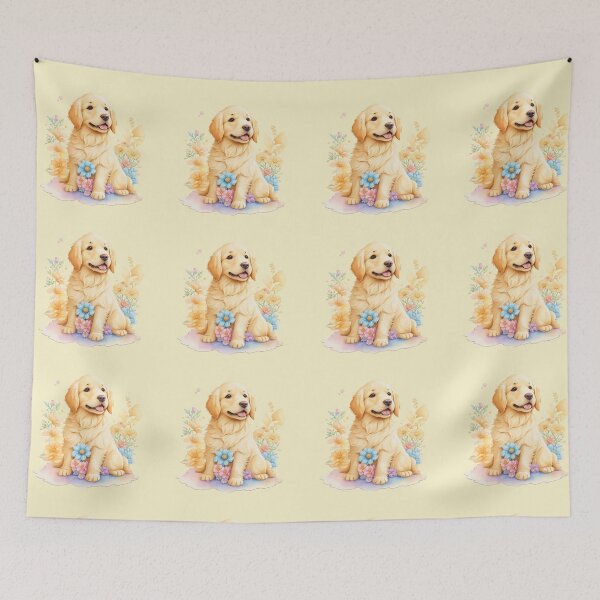 Item preview, Copy of  Golden Retriever Puppy Campfire Comic Cartoon  designed and sold by Petsthetic.