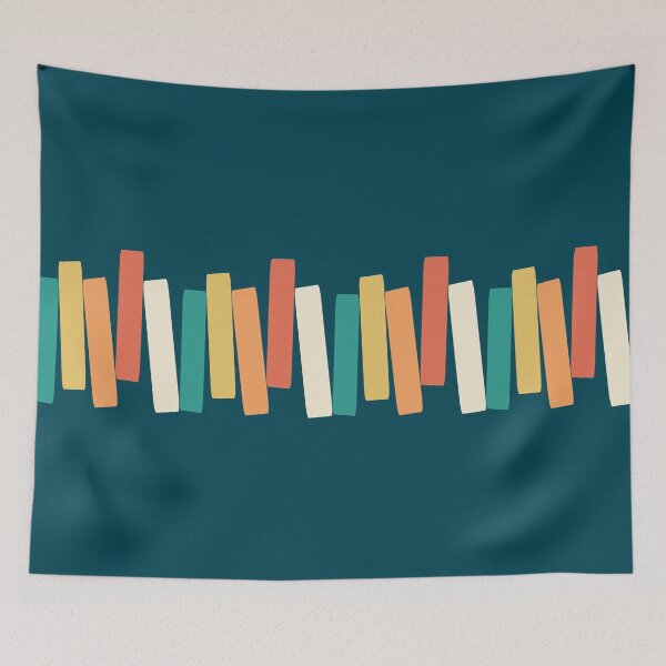 Item preview, Atomic Age Mid Century Funky Rectángulos Verde azulado designed and sold by trdstudio.