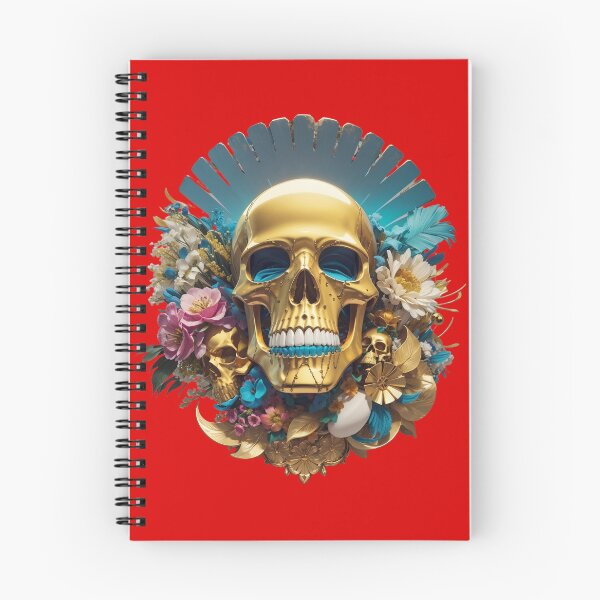 Item preview, skull gold designed and sold by ThanaDesign.