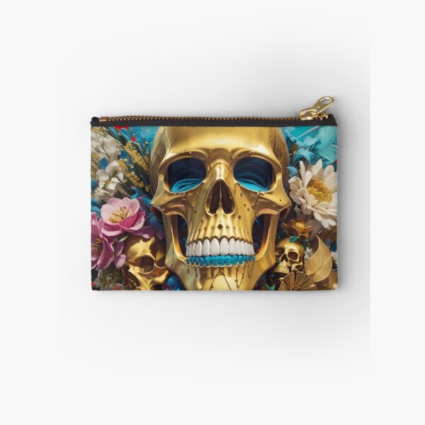 Item preview, skull gold designed and sold by ThanaDesign.