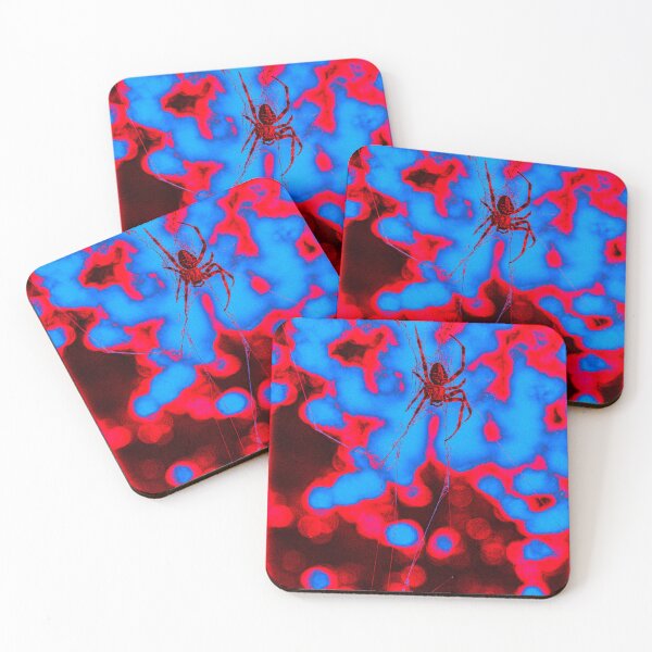 Item preview, Red and Blue Spider Photo designed and sold by elshoppe.
