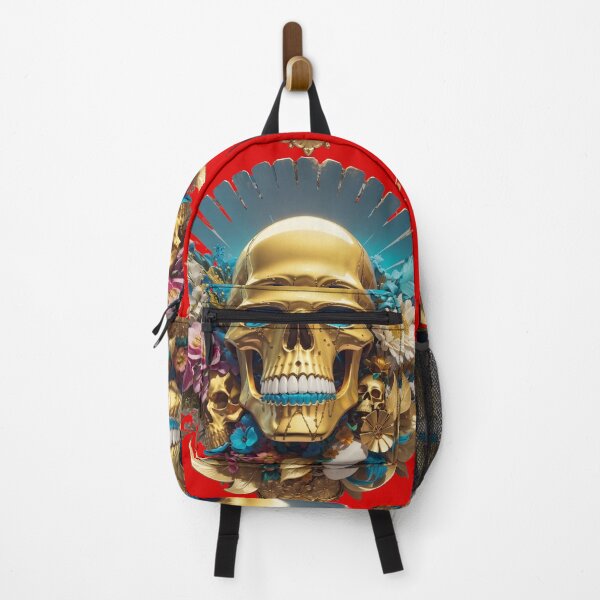 Item preview, skull gold designed and sold by ThanaDesign.