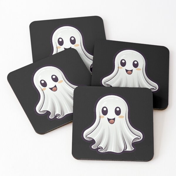 Item preview, cute halloween ghost designed and sold by Wickystickers.