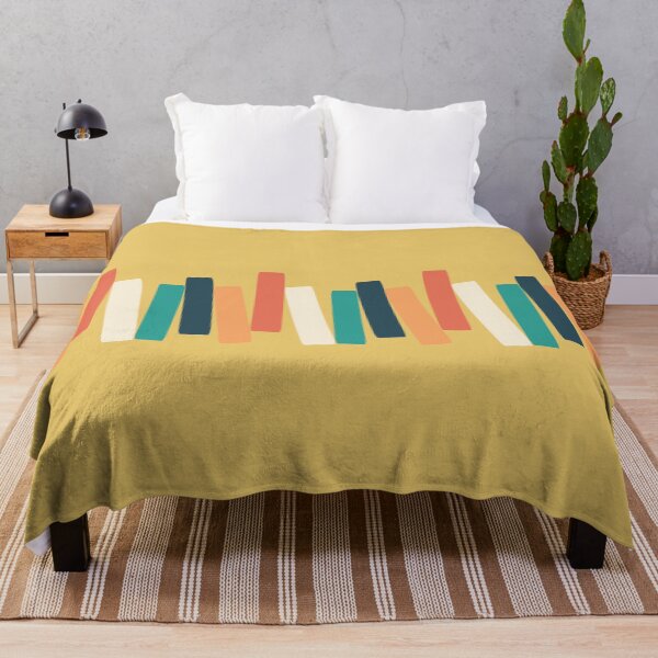 Item preview, Atomic Age Mid Century Funky Rectangles Yellow designed and sold by trdstudio.
