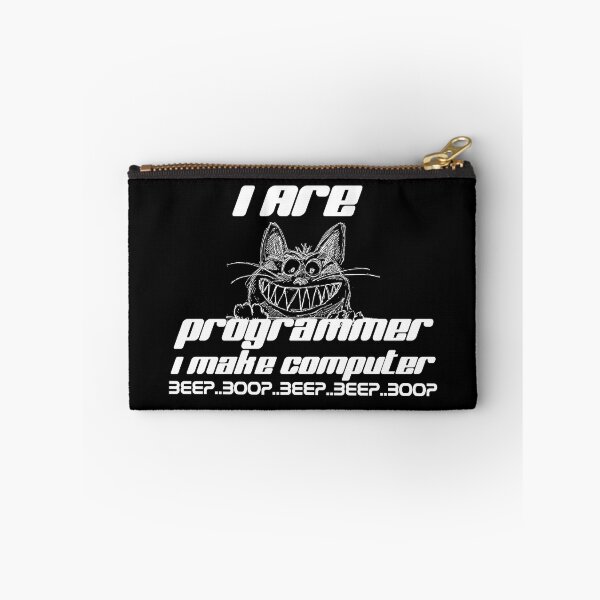 Item preview, I Are Programmer Is The Answer From My Crazy Cat The Computer Wizard designed and sold by Sonatablue.