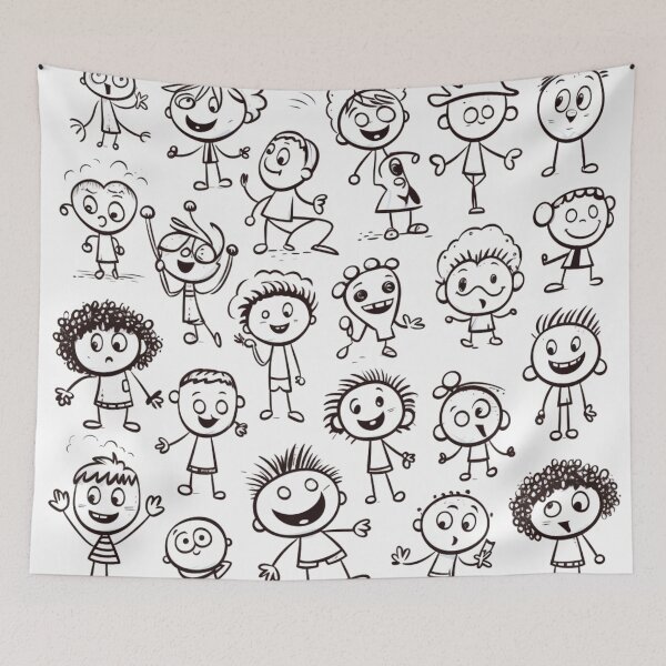 Item preview, Joyful and funny Children's Icons designed and sold by LazyLifestyle.