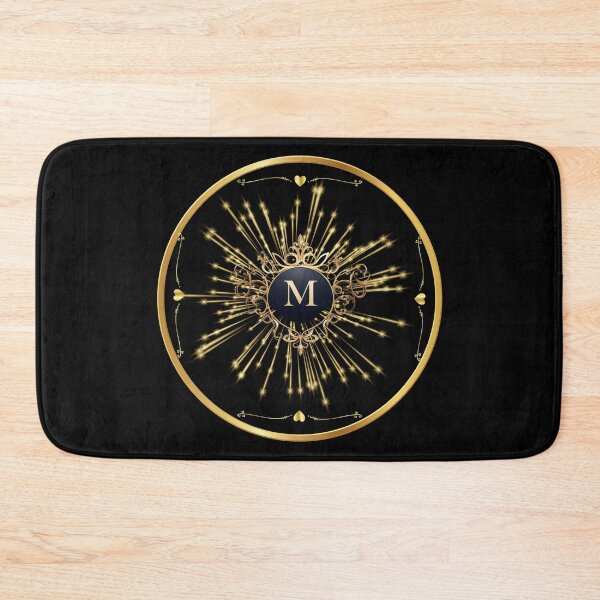 Item preview, Golden Monogram Letter M designed and sold by Monica-Designs.