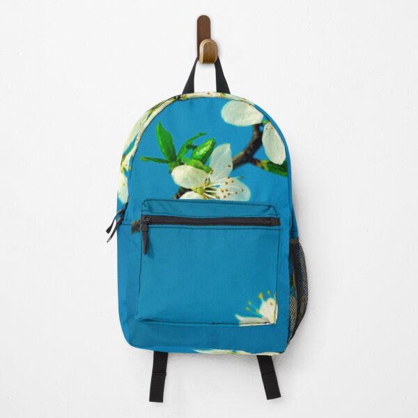 Item preview, white flowers with blue bqckround designed and sold by Mrcjs.