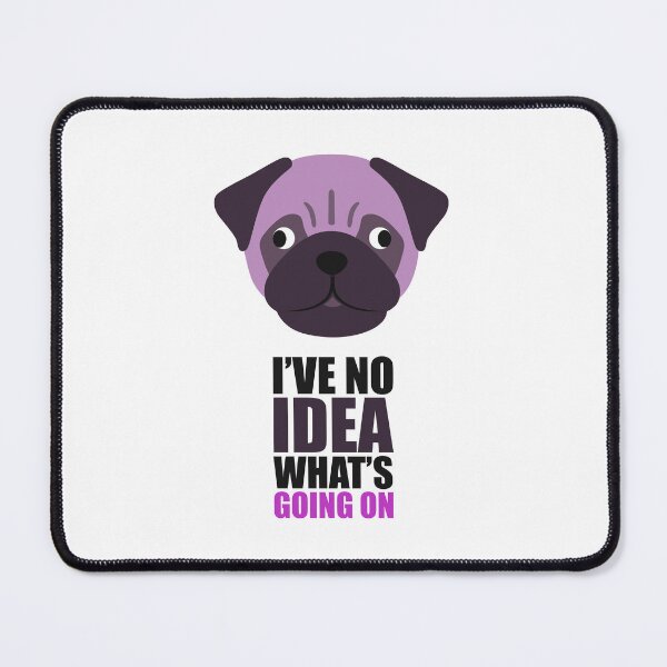 Item preview, Confused Pug designed and sold by IDEZIGN2017.