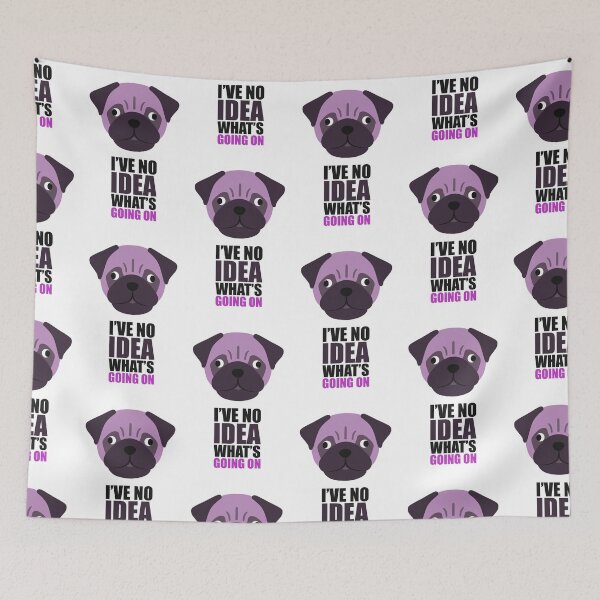 Item preview, Confused Pug designed and sold by IDEZIGN2017.