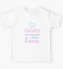 Camiseta para niños Cousins Make The Best Friends Juego de diseño conjunto