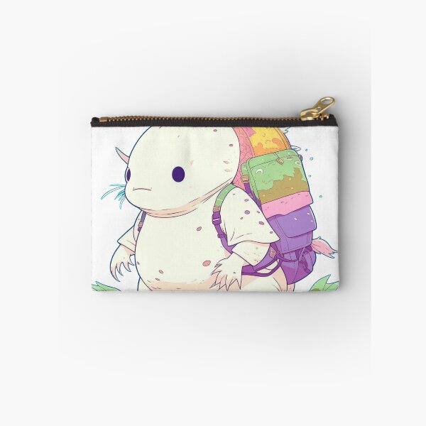 Item preview, Back to School Axolotl with Back Pack on designed and sold by wheresthekarma.
