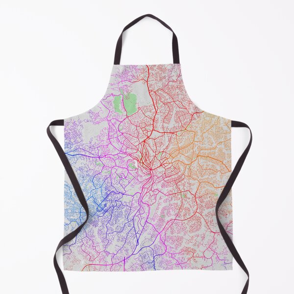 Item preview, Yaounde City Map of Cameroon - Colorful designed and sold by deMAP.