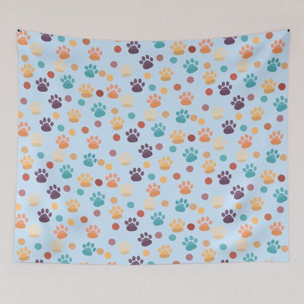 Item preview, Pattern (dog paws 1b) designed and sold by atzek.