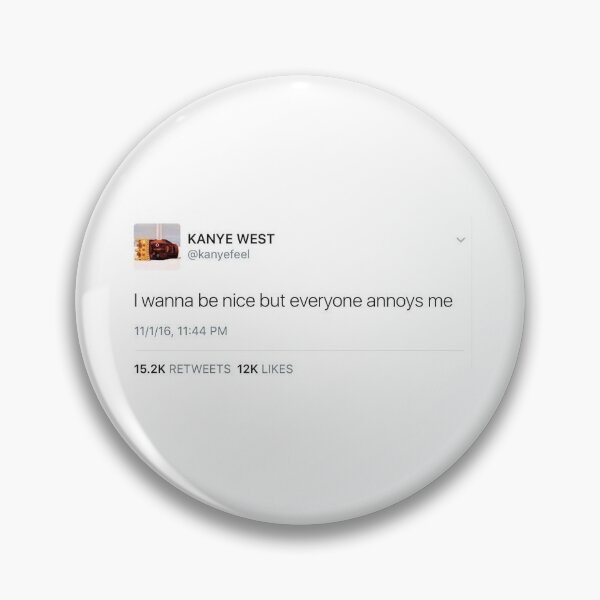 Item preview, silly kanye tweet designed and sold by anniekatem.