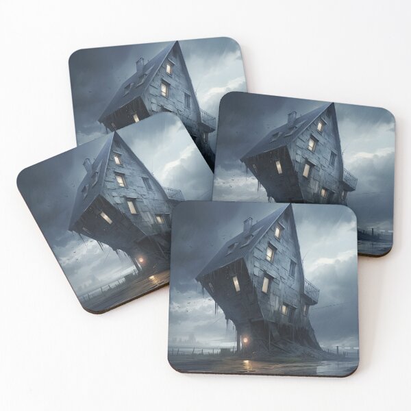 Item preview, Eerie Abode: Artistic Depiction of a Haunted House designed and sold by FinesseFlux.