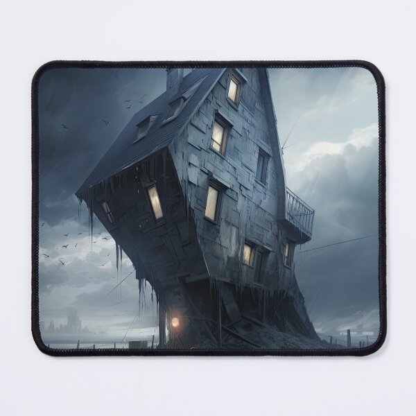 Item preview, Eerie Abode: Artistic Depiction of a Haunted House designed and sold by FinesseFlux.