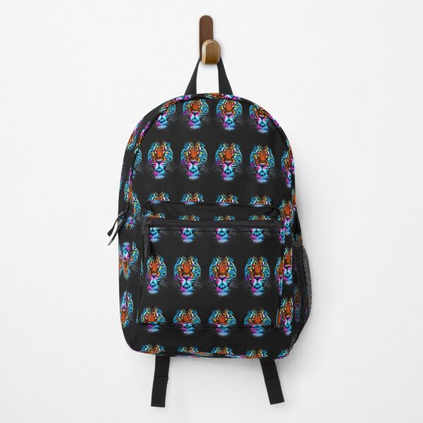 Item preview, Jaguar of the Brazilian Fauna Face in Colorful Neon designed and sold by Animalissima.